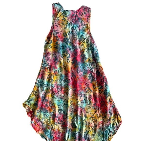 Vintage Hula Hula Hawaii Tie-Dye Maxi Dress - Picture 4 of 6